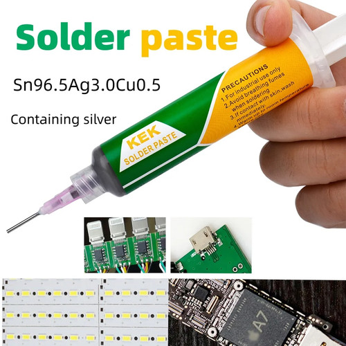 Silver solder paste needle - paste,