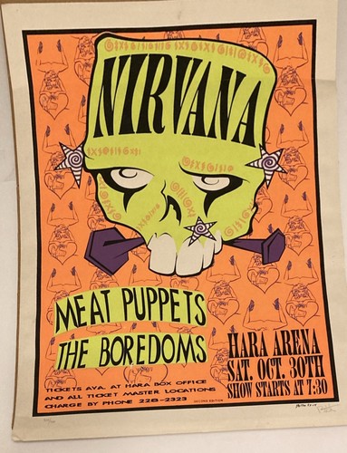 Nirvana hara arena poster - nirvana,