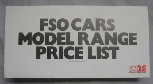 June 1981 fso range price - fso,