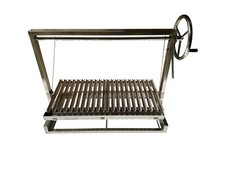 Santa Maria Brick BBQ DIY Cooking Grill Argentinian Adjustable Heights 