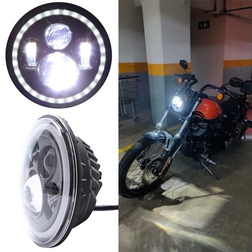 Led motorcycle headlight - 7",