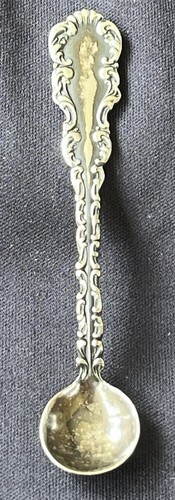Antique sterling silver salt - sterling,