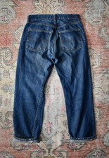 Vtg 90s Levi's 66501 Big E Dark Selvedge Denim Jeans LVC Made in Japan 30 x 29