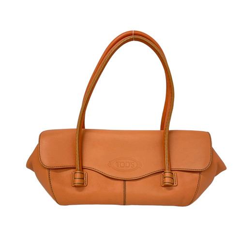 Tod pink leather handbag - leather,