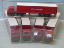 Wiking 1/87 HO / OO Gauge Ref 541 Mercedes MB1626 Sattelzug Lorry Rake of Five