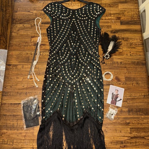 Fundaisy flapper dress size - dress, l