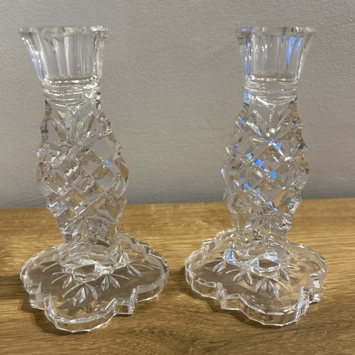 Crystal lead candle - crystal,