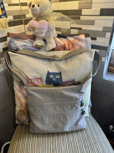 Genuine kipling grey shoulder - genuine,