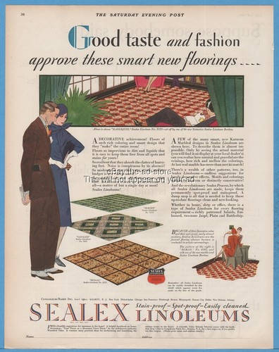 1929 sealex linoleum flooring - 1929,