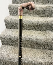 Handcrafted Aluminium Punch Of Head Handle Walking Stick