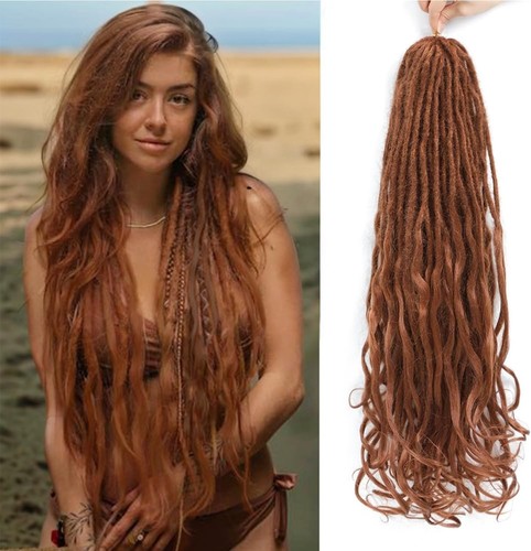 Loose wave dreadlocks - dreadlocks, inch