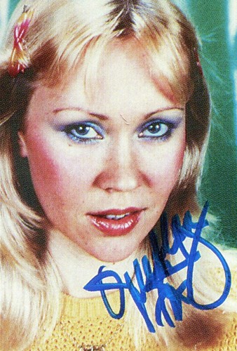 Agnetha faltskog signed - faltskog, (abba)