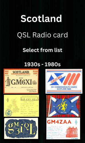 Qsl scotland amateur - scotland, radio