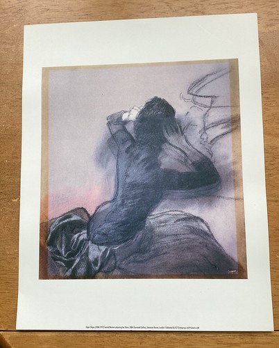 Edgar degas print seated - edgar,