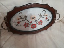 Souvenir Wood & glass Oval
