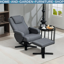 Grey Armchair Rocker Swivel