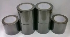 Silage BLACK Tape 75MM 18M x 6 Rolls Agricultural Bale Agri Repair Farmers PVC