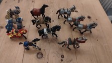 11 Schleich PAPO  Horses Medieval Fantasy Figure Bundle