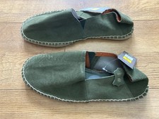 BNWT Men’s M&S Espadrilles. Green. UK 10