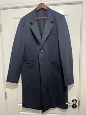 Men's Prada Overcoat - Navy -