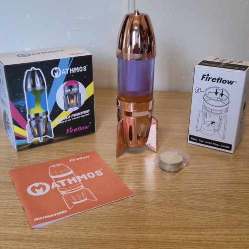 Mathmos copper fireflow candle - mathmos,