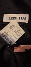 CERRUTI 1881 WOOL MAN TROUSERS GREY 2 Pieces SUIT Size L