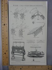 Rare Antique Orig VTG Wirk