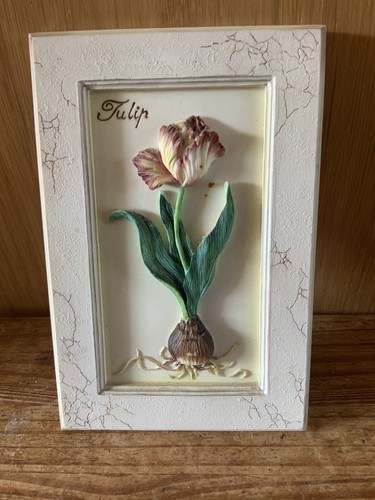Hand painted ceramic tulip - hand,