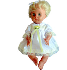 Dolls clothes White & lemon