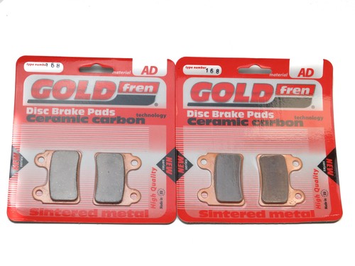 Brake pads front - rear, for