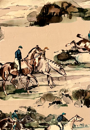 Mulberry morning gallop - morning, horses