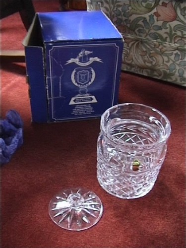 Cut glass rose bowl - cut, or
