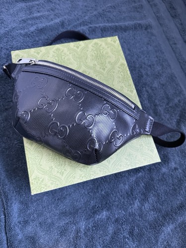 Gucci black cross body bag - cross,