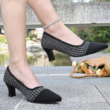 Women's Kitten Block Heel