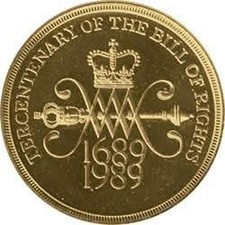 1989 Tercentenary of the Bill of Right £2 Two Pounds Circulated Coin CIRC
