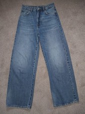 ZARA HIGH WAIST WAISTED WIDE