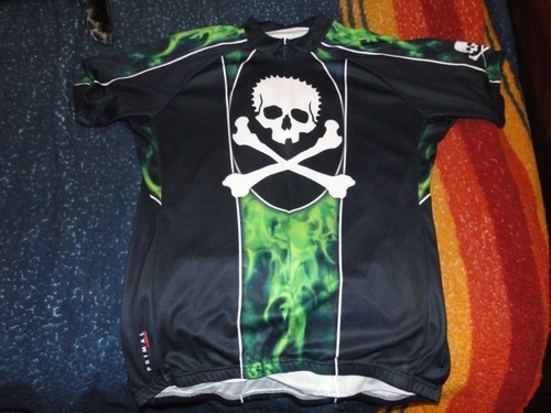Cycling jersey skull and - jersey, /