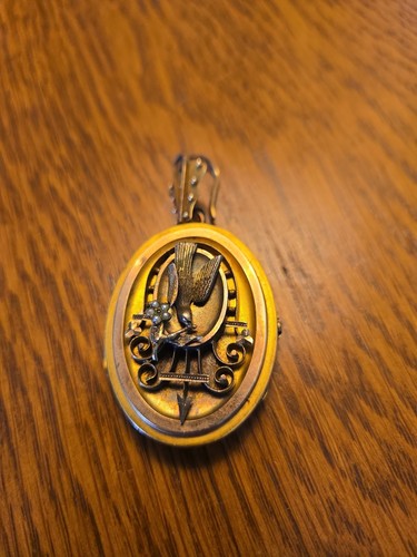 Victorian gold filled ornate - gold,
