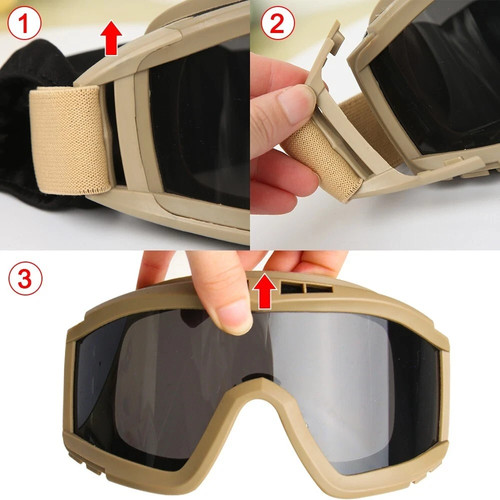 Airsoft tactical goggles - tactical, 3
