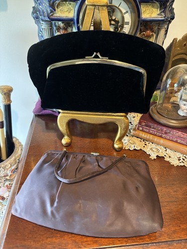 Two vtg evening bags - two, "garay"