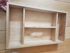 Ikea wooden cutlery - cutlery, tray/