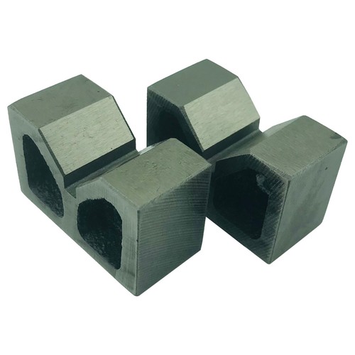 Pair cast iron vee blocks - iron,