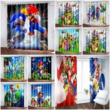 Boys Super Mario 3D Curtains