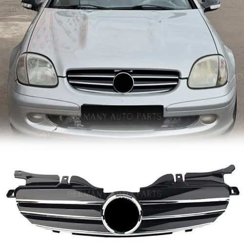 Chrome front bumper - front, upper