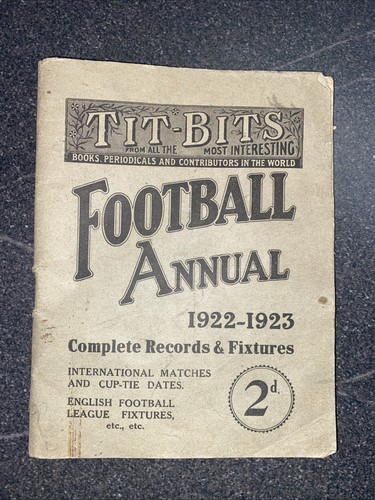 Tit bits football annual - tit-bits,
