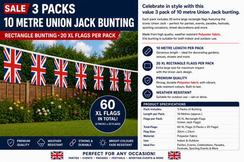 Sale union jack fabric - 3,