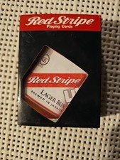 Red Stripe Lager Beer Playing