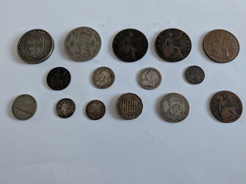 Selection old coins - selection, of