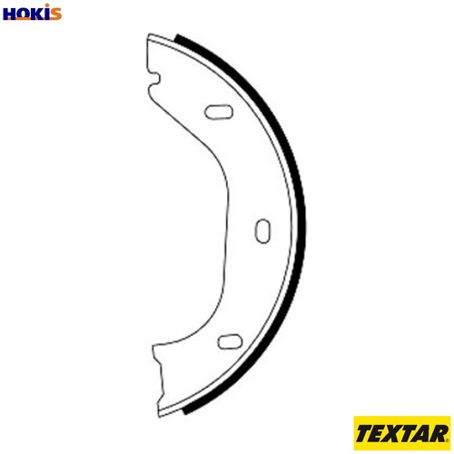 Brake shoe set parking - set,