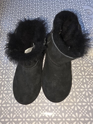 Girls black size 13uk - black,